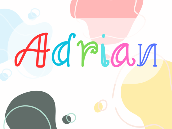 Adrian: The Handwritten Font That Brings Warmth to Your Designs