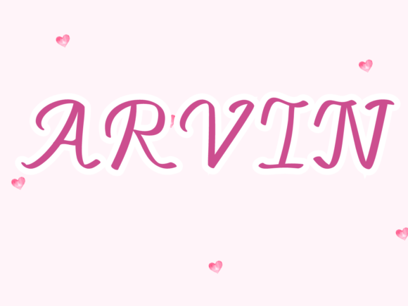 Arvin: Where Romantic Calligraphy Meets Modern Luxury Design