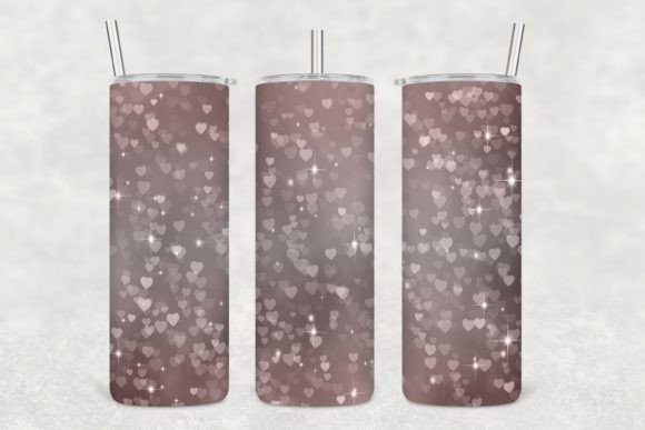 Brushed Satin Hearts Sparkle Tumbler: A Strategic Asset for Sublimation Creators