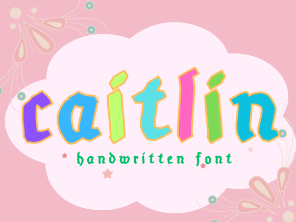 Caitlin: A Distinctive Typeface for Creative Projects