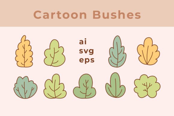 Cartoon Bushes Svg Sublimation: A Versatile Asset for Modern Creators