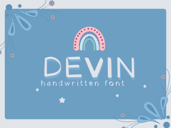 Devin: A Quirky Handwritten Font for Authentic Creative Workflows