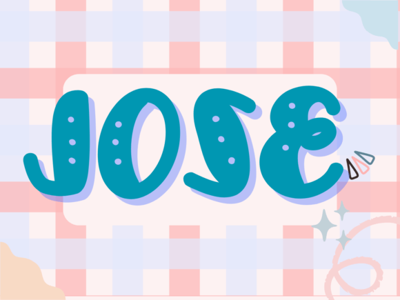 José: The Chunky Display Font That Brings Playfulness to Life