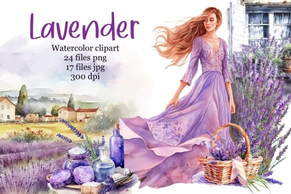 Lavender Watercolor Clipart: A Guide to Quality and Usage