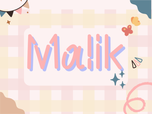Malik: A Strategic Approach to Handwritten Typography