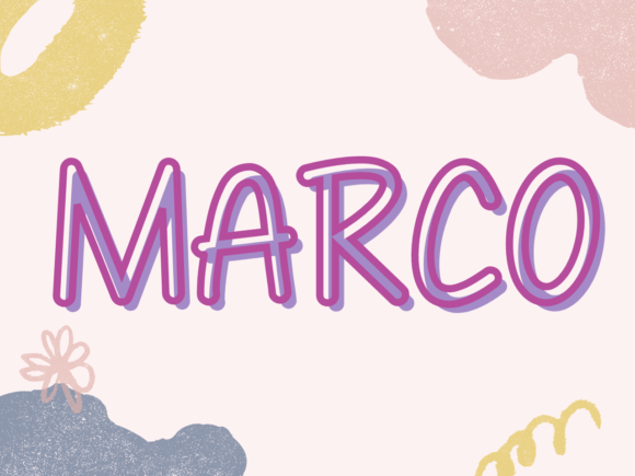 Marco: A Cute and Quirky Handwritten Font for Your Creative Projects