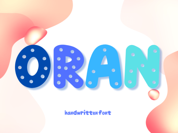 Oran: A Quirky Display Font for Creative Projects