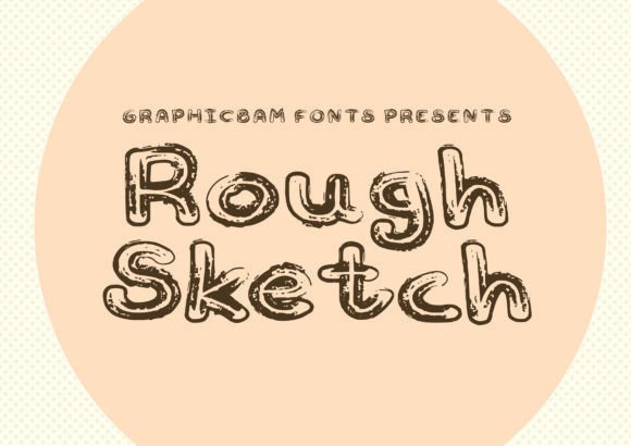 SVG Font Bundle Rough Brushed Sketch