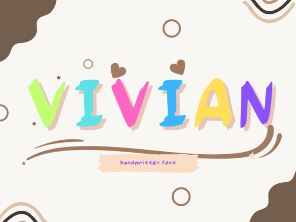 Vivian: Where Romantic Calligraphy Meets Modern Elegance