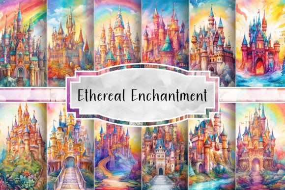 Whimsical Rainbow Fairytale Castle: A Visual Gateway to Imagination