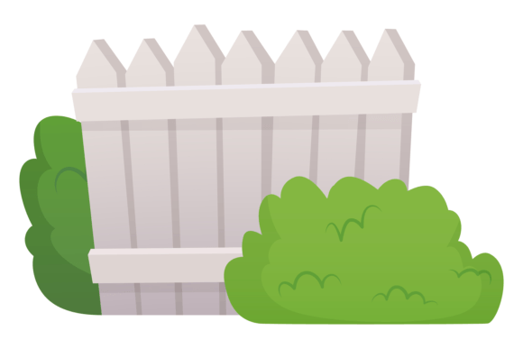 White Garden Fence with Green Bushes Car: Visuals That Define the Suburban Ideal